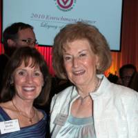 Helen DeVos with Donna Brooks.